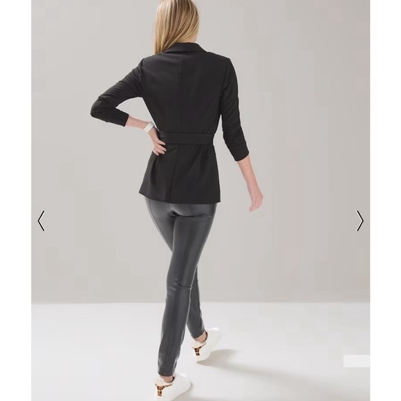 WHBM Vegan Leather Runway Legging - Picture 3 of 5